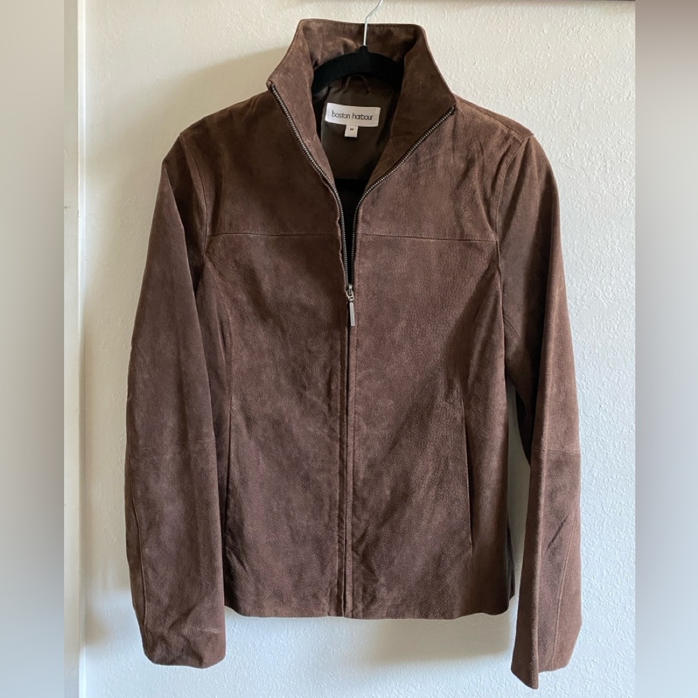 Boston Harbour Brown Suede Jacket
